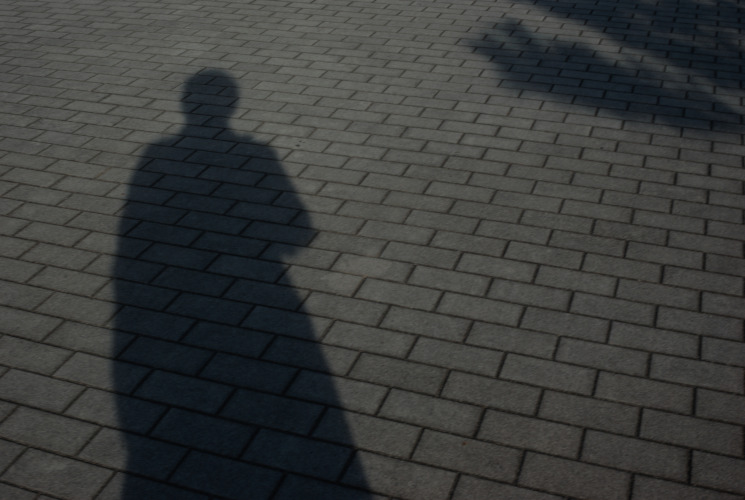 photo of my shadow
